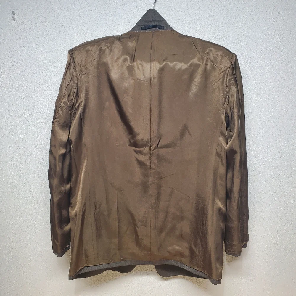 Yves Saint Laurent Men's Brown Blazer Jacket Size 42 - Picture 5 of 8